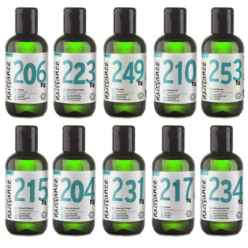 Top 10 Organic Carrier Oils Bundle 100ml
