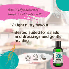 Load image into Gallery viewer, Hemp Seed Oil Virgin Cold-pressed Certified Organic